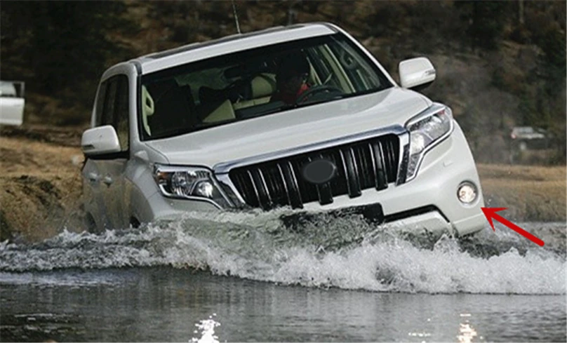 Автомобильная проблесковая 2 шт для Toyota Prado FJ150 LC150 2014 2015 светодиодный DRL Дневной