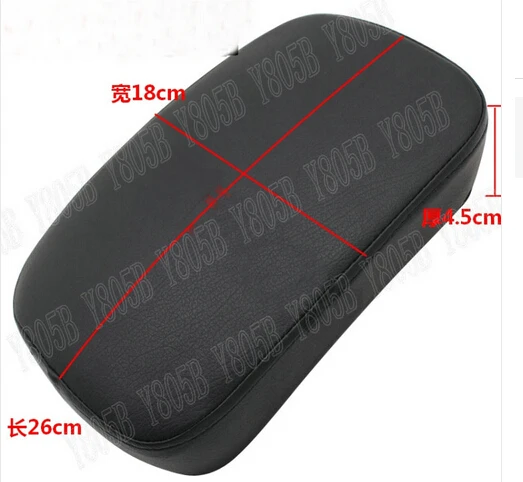 Коврик на заднее сиденье пассажира черный кожаный 6 дюймов присосок для Yamaha VStar 400