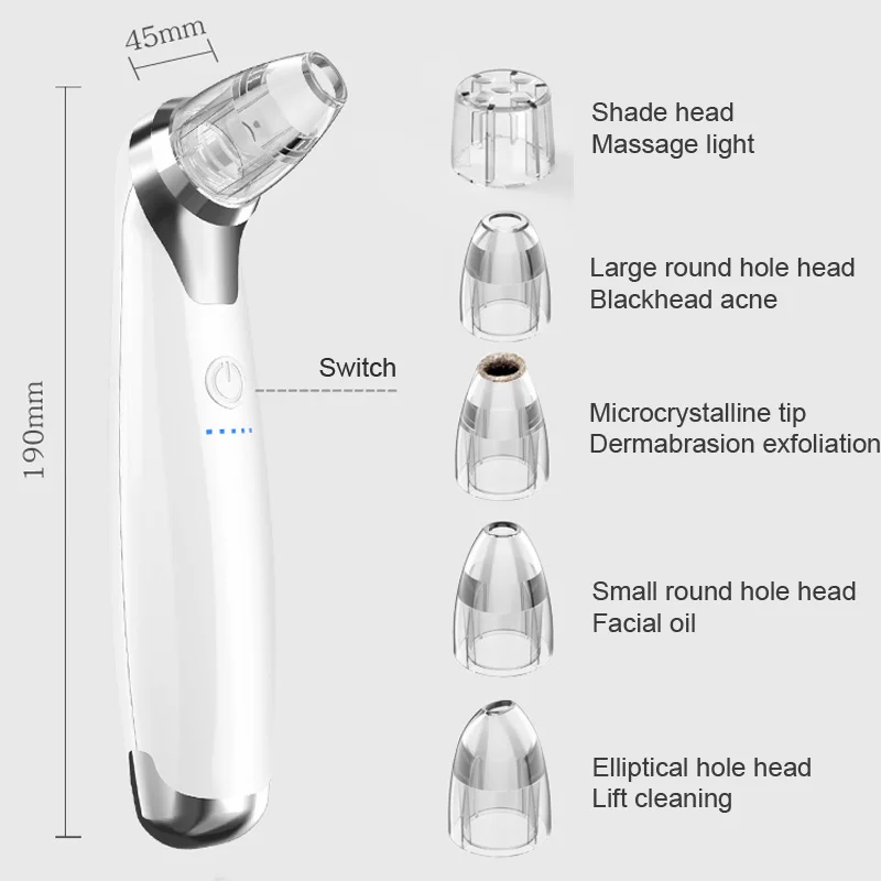Многофункциональный инструмент для удаления угрей три-Цвет омоложения кожи