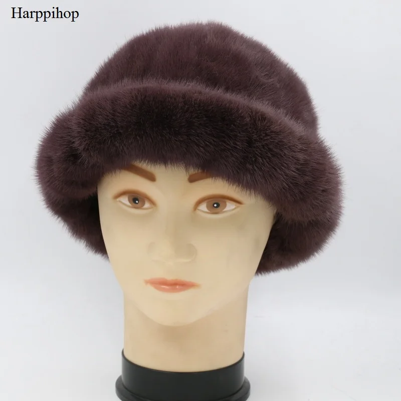 Шапки в стиле Harppihop 100% дюйма Ранняя шляпа модные женские шапочки для девушек