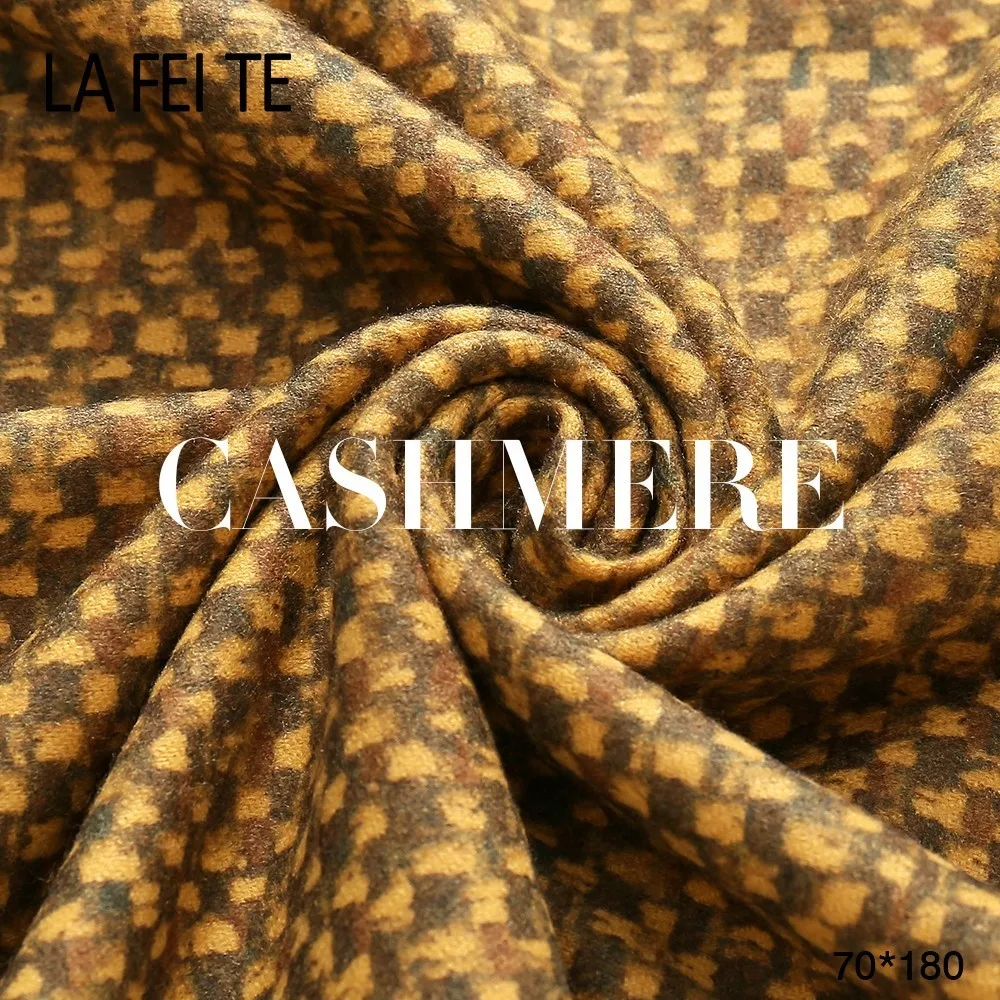 Винтажный кашемировый шарф для женщин и мужчин двойной плотный женский платок