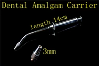 1pc stainless steel medical dental amalgam carrier bone powder transfer filling syringe injector implant instrument dentist tool