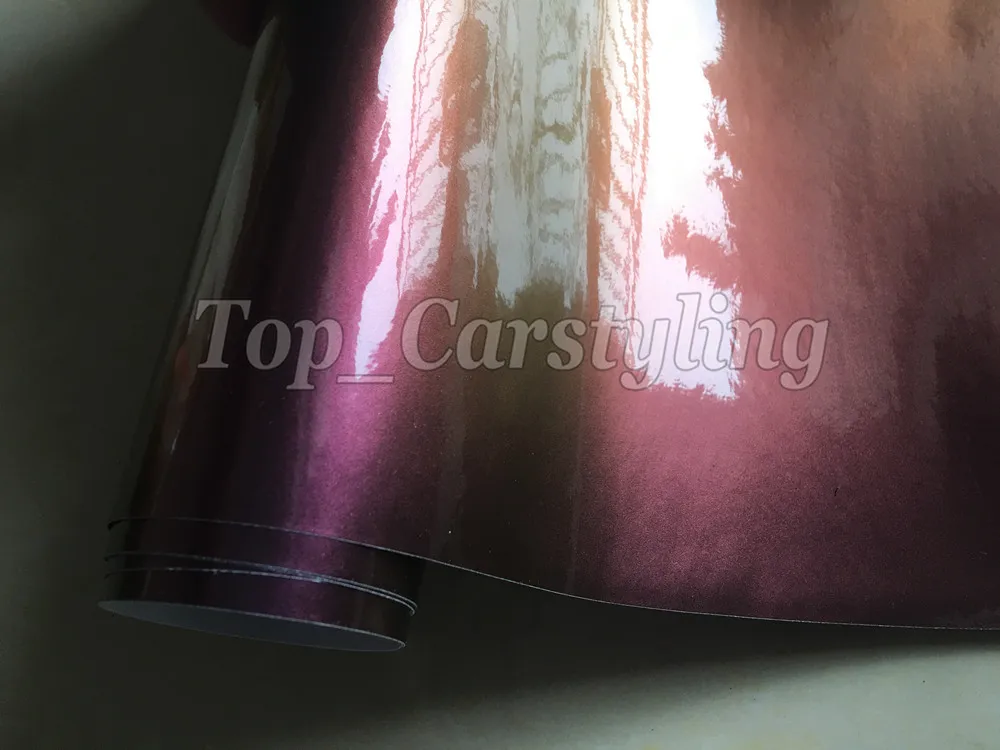 2017 Глянцевая Радужная хамелеоновая виниловая автомобильная пленка Стайлинг