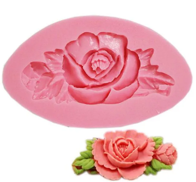 3 Sugarcraft 1 шт. цветок силиконовая форма помадка форма для украшения торта инструменты форма для шоколадной мастики - Цвет: 3