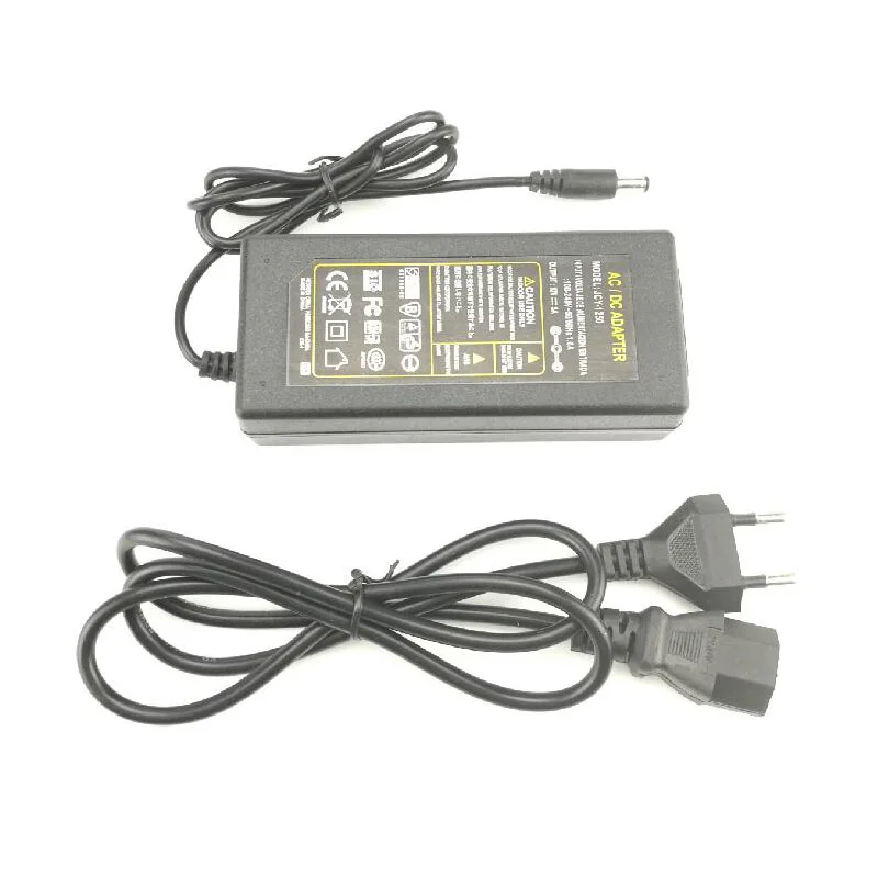 12 V 5A AC DC адаптер питания зарядное устройство освещение полоса трансформатор 100