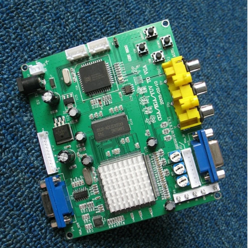 GBS-8200 CGA (15 кГц)/EGA (25 кГц)/YUV/RGBS к VGA HD видеоконвертерная плата | Спорт и развлечения