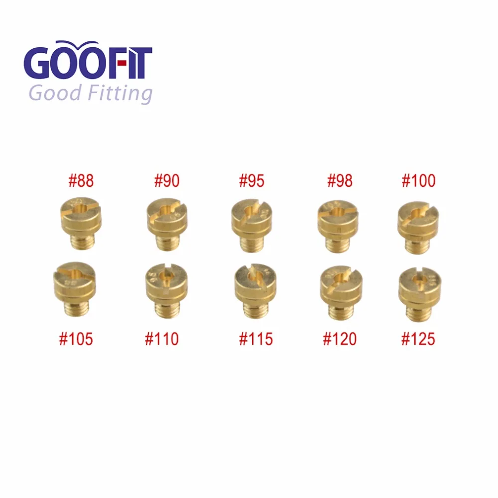 GOOFIT карбюратор основной струи для VM22 VM24 VM26 125 150 200 250cc Dirt Bike Pit Group 127|carburetor main jet|main