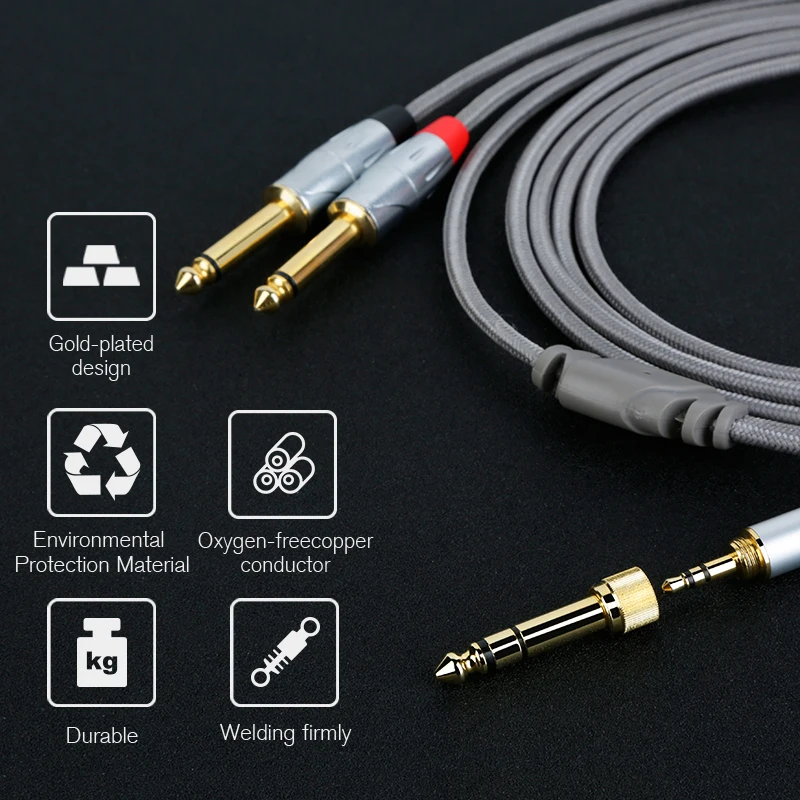 Soundking Aux кабель 3 5/6 35 мм разъем для 2*6 аудио папа 5 адаптер усилителя микшерной