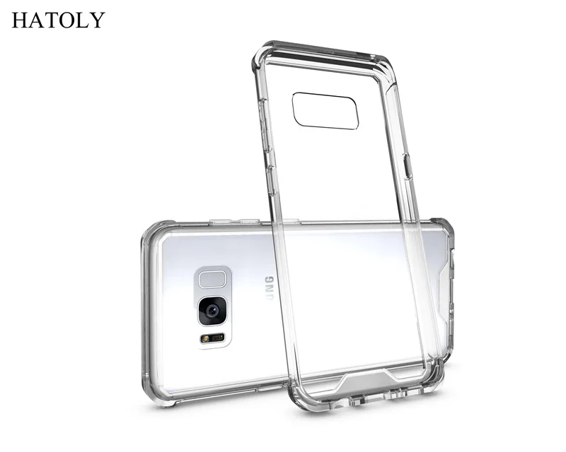 For Cover Samsung Galaxy S8 Case Silicone Transparent Armor Hard for Bag G9500 &lt |