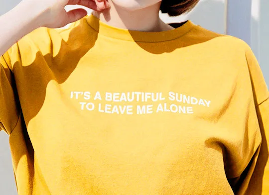 Sugarbaby It's a beautiful Sunday to leave me alone Tumblr хипстерский Свитшот повседневные хлопковые