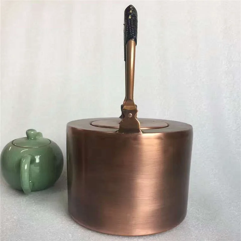 Горячая Распродажа 2000 мл ручной работы Медь чайник углерода печи Кунг фу пуэр