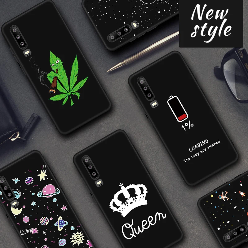 Black Soft TPU Case For Huawei Honor 10i 20i 8X 8C 9 10 Lite 7X V20 8S Pattern Phone P20 P30 Pro |