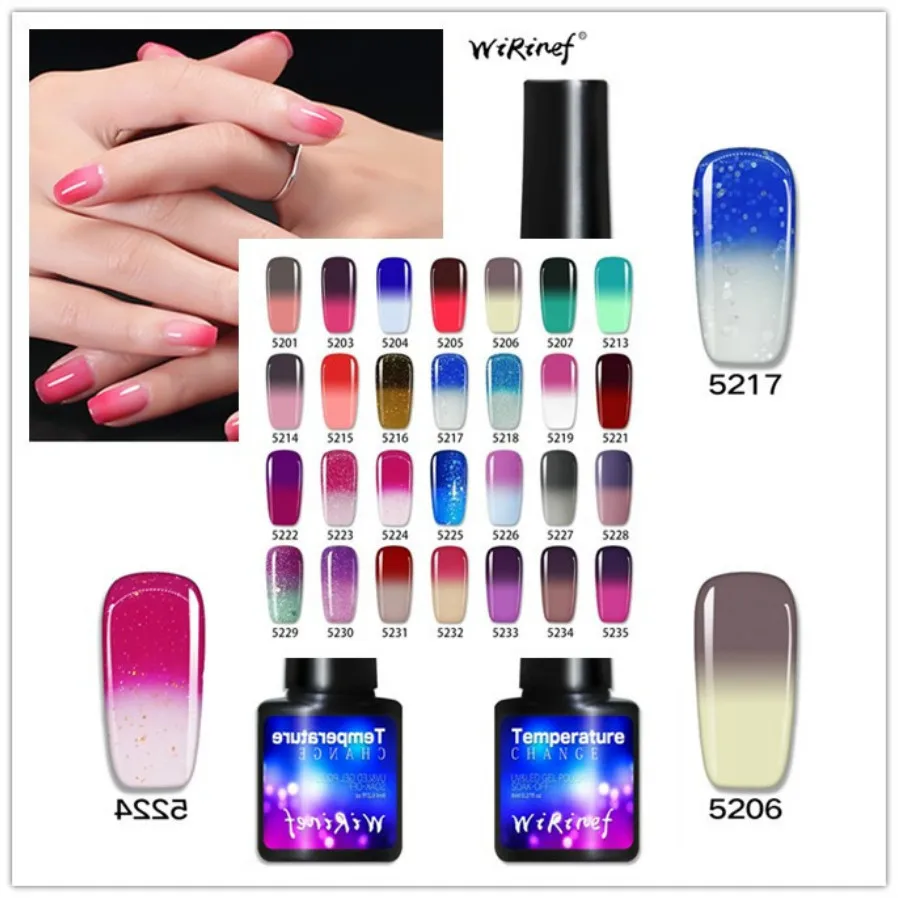 ZVCHT градиент Цвет бутылка 8 мл блестками Nail Art блестящие хлопья УФ Гель лак звезды