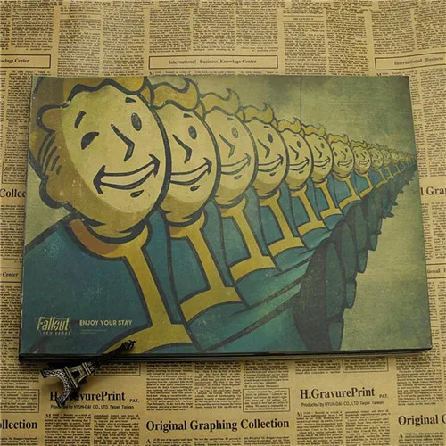 Винтажный игровой плакат Fallout 3 4, детская комната, домашний декор, игровой рисунок, ретро крафт настенная бумажная наклейка, декоративные наклейки на стены - Цвет: Style 23