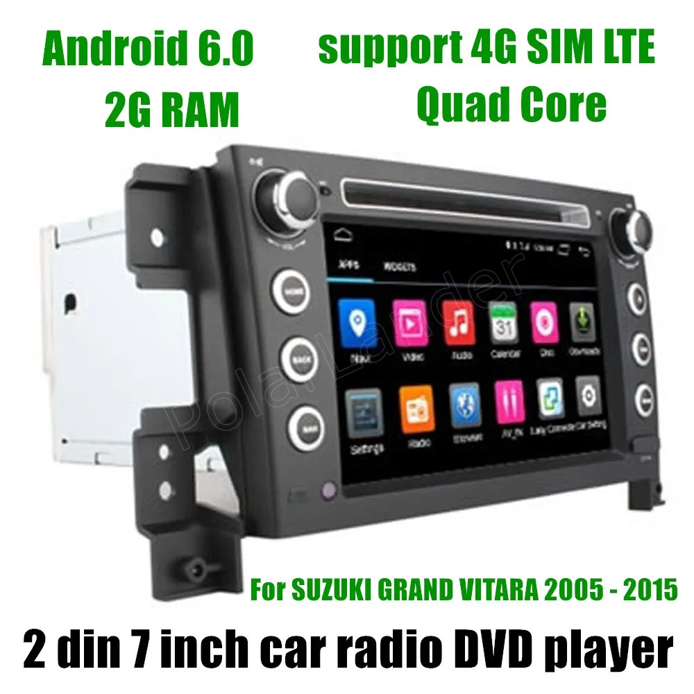 

Четырехъядерный Android 6,0 Автомобильный DVD GPS навигатор плеер для SUZUKI GRAND VITARA 2005-2015 управление рулевым колесом