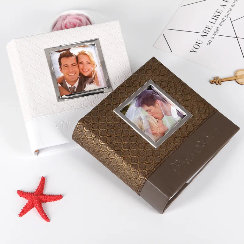 6 дюймовый фотоальбом из искусственной кожи коробка для хранения винтажный