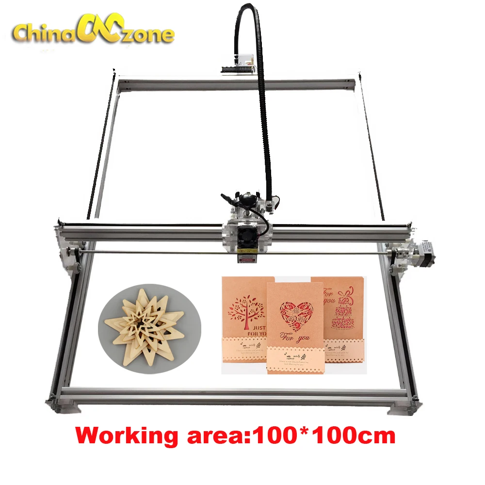 Лазерный гравировальный станок лазерный с управлением TTL PMW 1000*1000 15/5.5/3.5 Вт|Фрезы