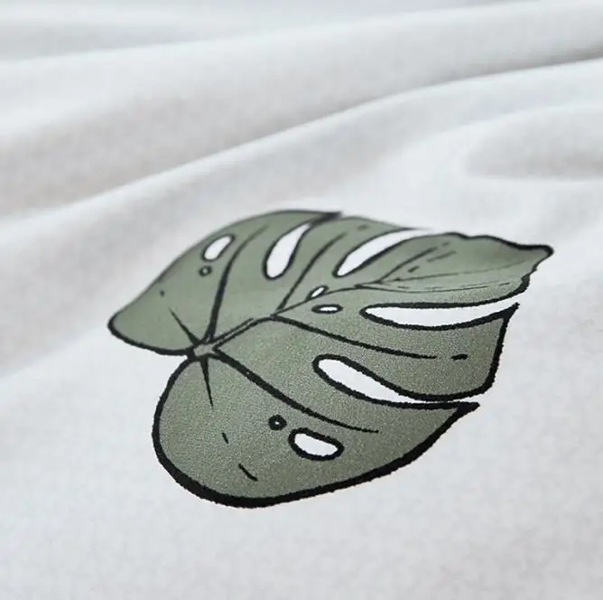 Комплект постельного белья из 4 предметов в скандинавском стиле с пододеяльником