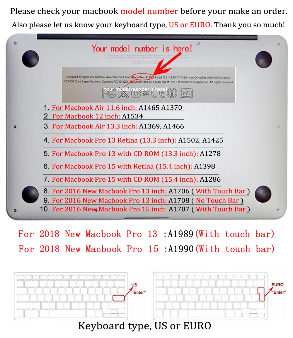 Пластиковый чехол для ноутбука с красивым принтом для Apple Macbook Air retina 11 12 13,3 Pro 13 15 A1989 чехол для ноутбука с сенсорной панелью