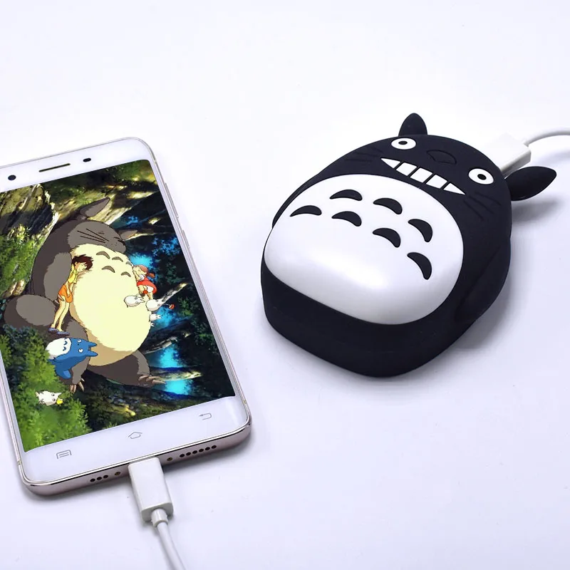 Новое прибытие 10000 mAh портативный светодиодный Банк питания Тоторо Мультфильм