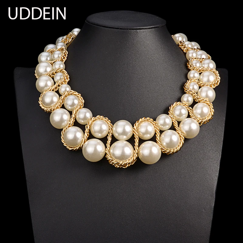 UDDEIN Новое поступление модные ювелирные изделия ручной работы большое жемчужное