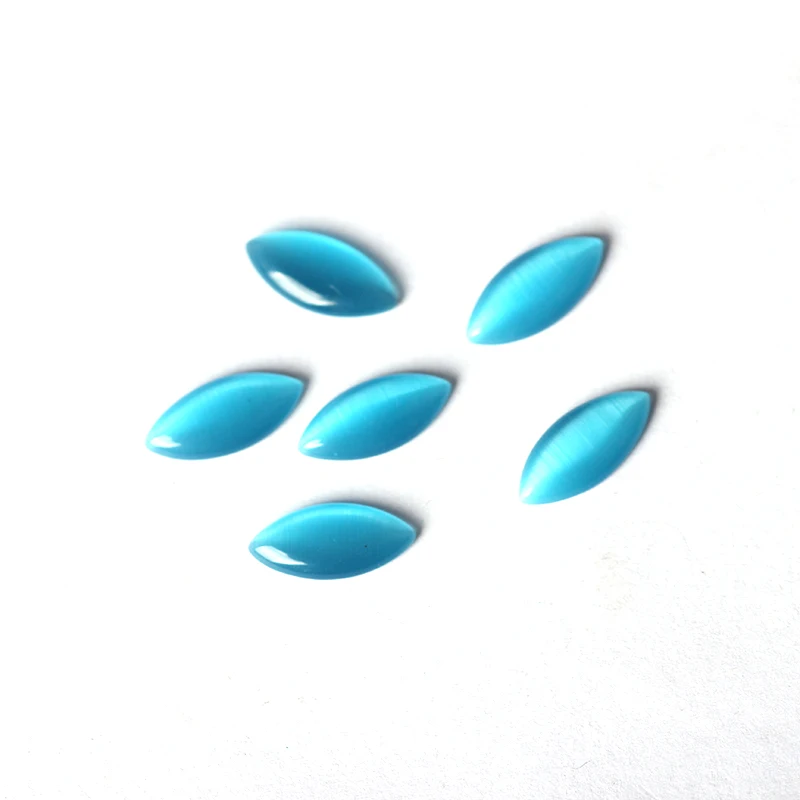 Бусины В Форме Кабошона кошачий глаз 6*14 мм 10 шт./лот|beads for jewelry making|cabochon beadsspacer beads |