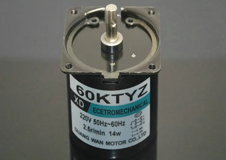 AC220V 14 Вт 60ktyz микро-магнит синхронный двигатель металлические шестерни высокий