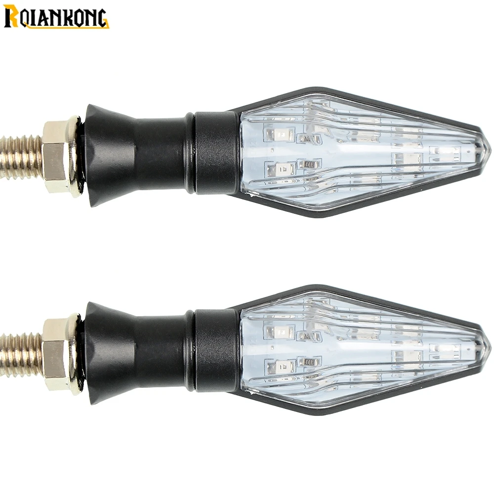 Мотоциклетные сигнальные огни мигающие 12 светодиодных огней янтарные лампы для