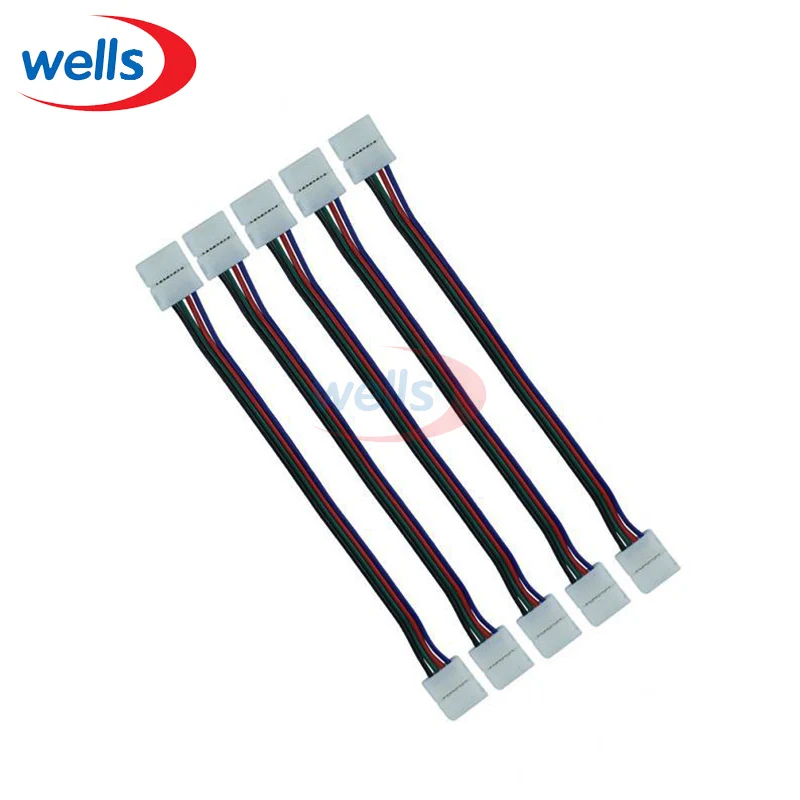 100 шт./лот 4pin RGB разъем для 5050 10 мм полоса света|4pin rgb|rgb 4pin100 pcs/lot |