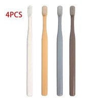 4 pcsset soft bristle small head toothbrush multi color tooth brush portable travel eco friendly brush tooth care k 8785