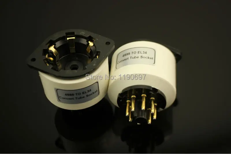 1Piece 4699 EL6 Tube TO EL34 6P3P 6L6 Electron Convert Socket DIY Audio Vacuum Adapter | Электроника