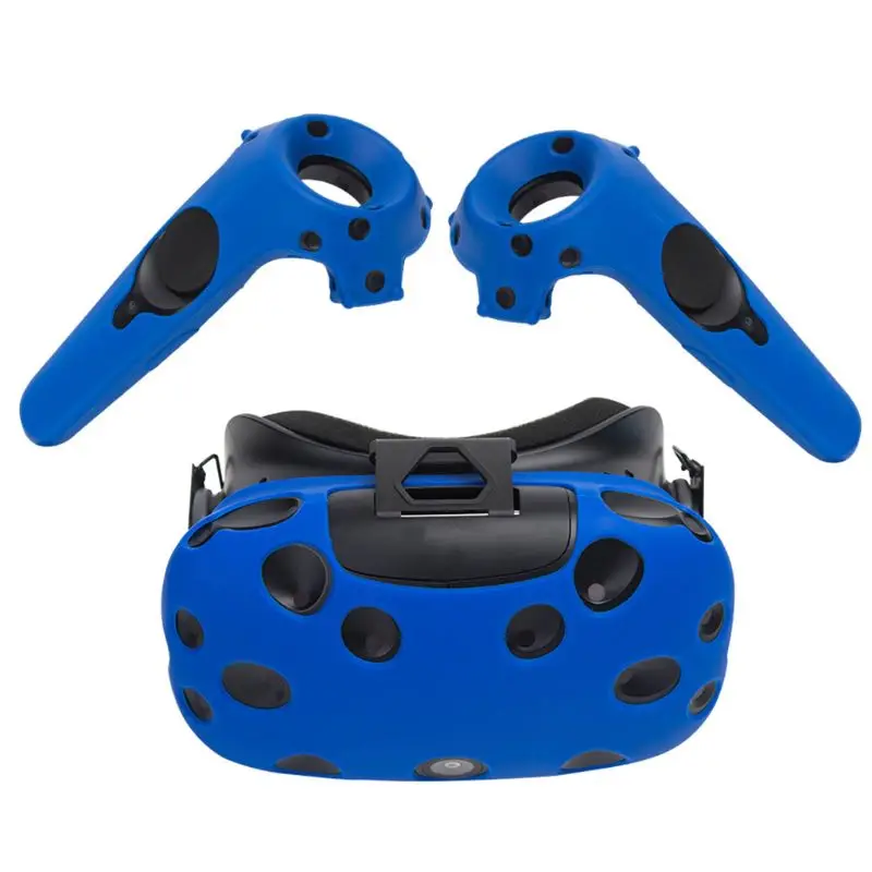 Силиконовый чехол для ручки контроллера, защитный чехол для htc Vive VR, противоскользящий противоударный корпус для htc Vive, гарнитура VR, доступ к играм