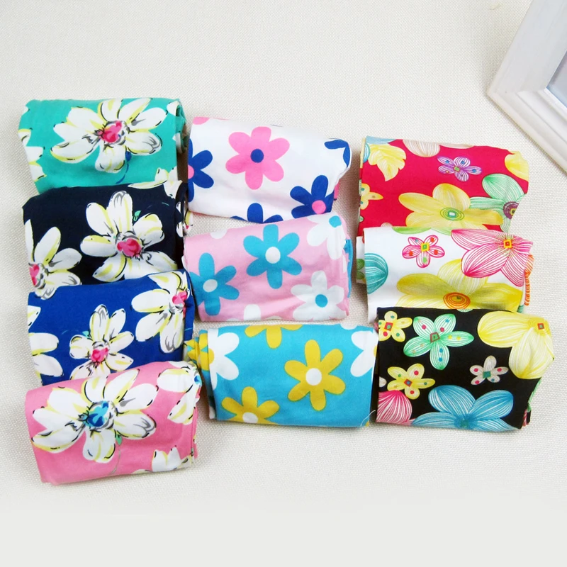 2016 модные узкие карандашные штаны для девочек с цветочным принтом Детские