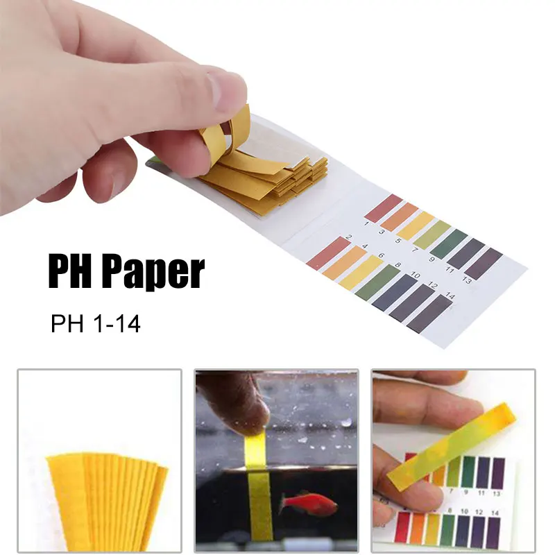 PH Test Paper Acid Base Testpaper Urine Dipstick Body Fat Analysis 1-14 PH017 Diabetes Testing Amniotic Fluid Durable