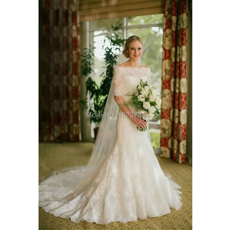 Дизайнерское белое кружевное свадебное платье-русалка Элегантное платье с