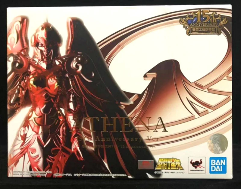 Оригинальный BANDAI Tamashii Наций Saint Cloth миф фигурку Богиня Афина 15 летие Ver. От &quotSaint