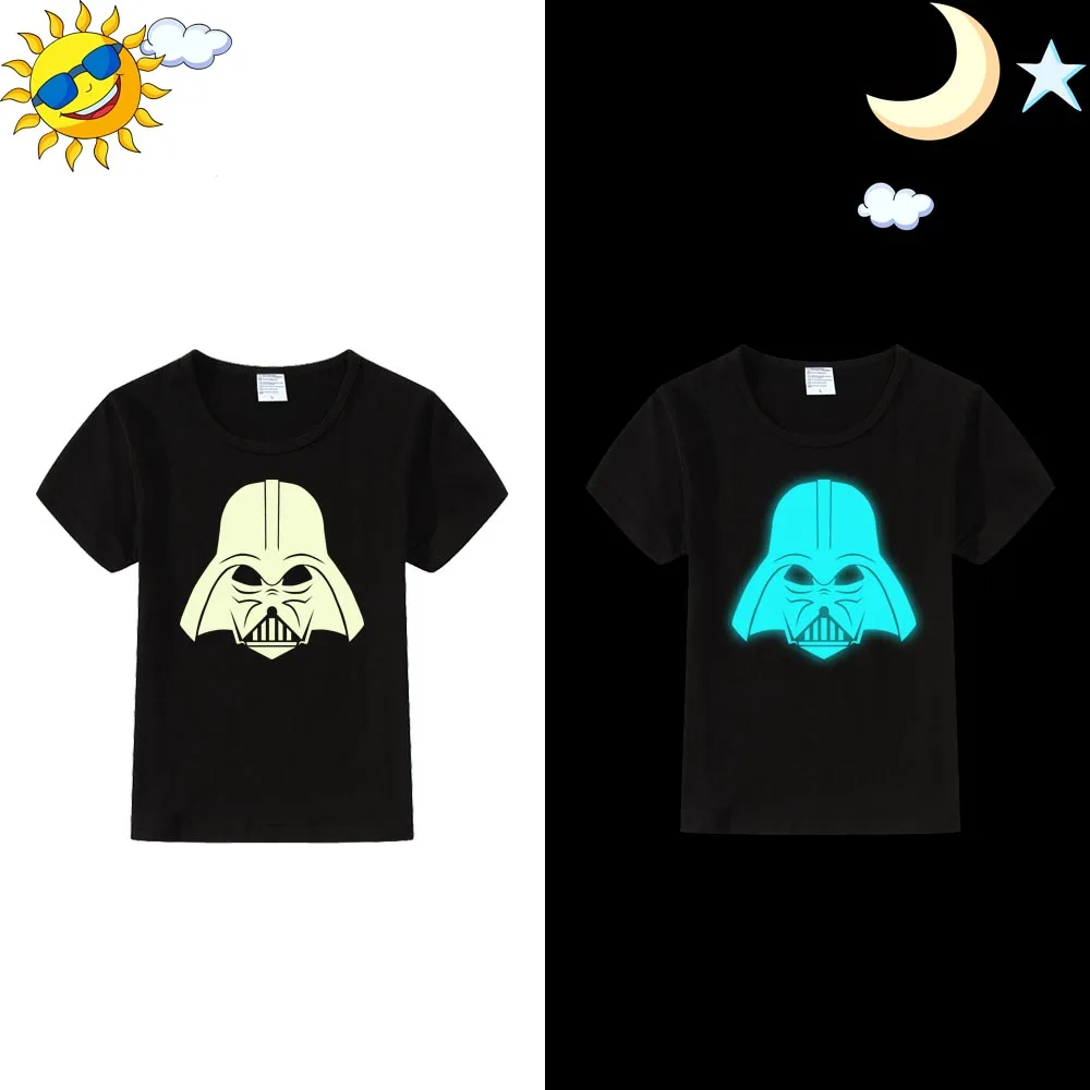 Black Short Sleeve LYTLM Star Wars/футболка для девочек футболки для мальчиков лето г. Koszulki Meskie забавные Дарт Вейдер рубашки хип-хоп топы для девочек-подростков Размер 10 - Цвет: Black Short Sleeve