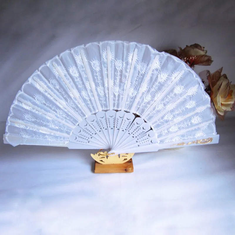 Ручной вентилятор с вышитым павлиньим хвостом праздничные подвесные украшения