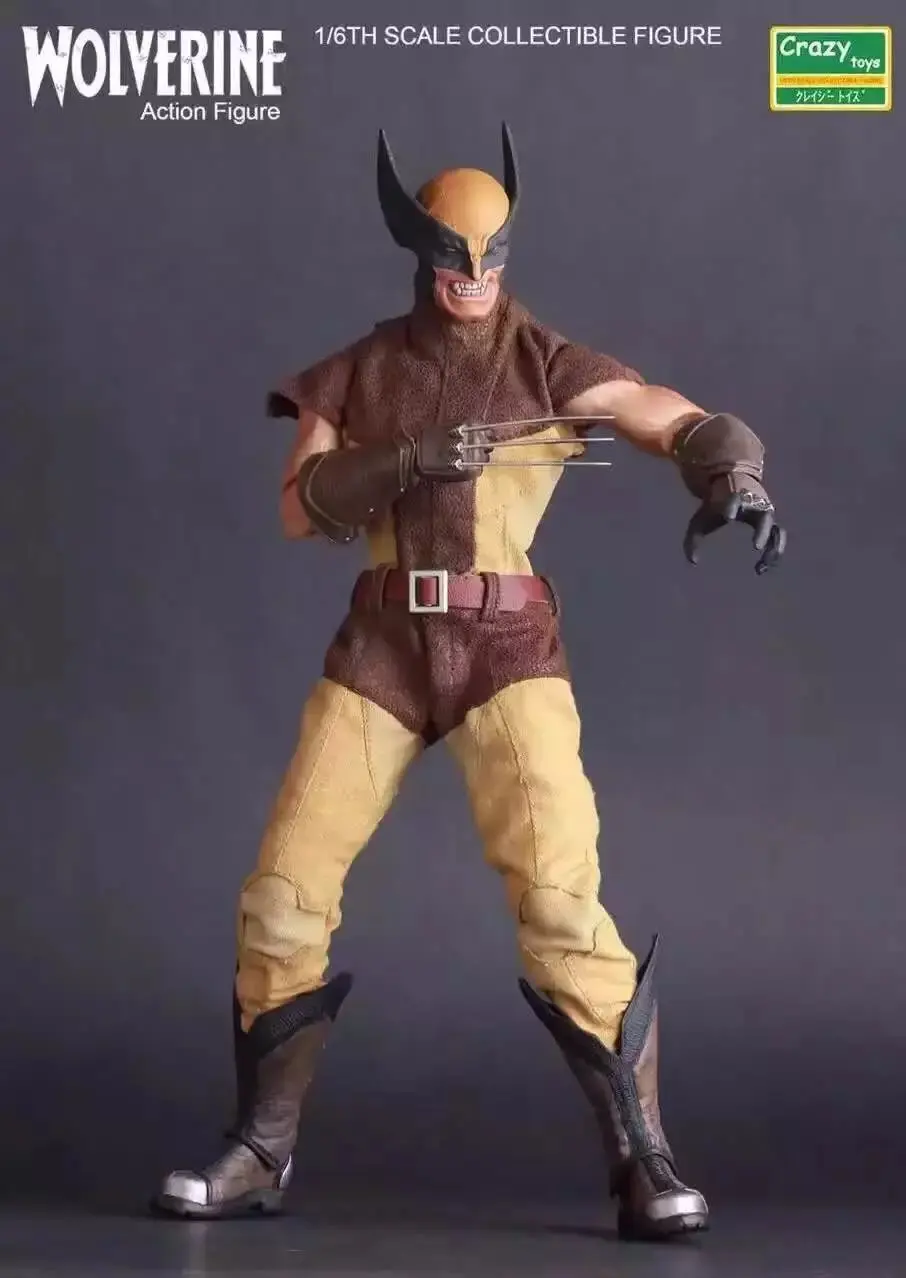Сумасшедшие игрушки 1:6 X-men Marvels супер герой Росомаха Логан ПВХ фигурка