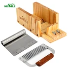 Набор инструментов Nicole нож для мыла, многофункциональный регулируемый ящик для резки дерева, волнистое и прямое лезвие из нержавеющей стали