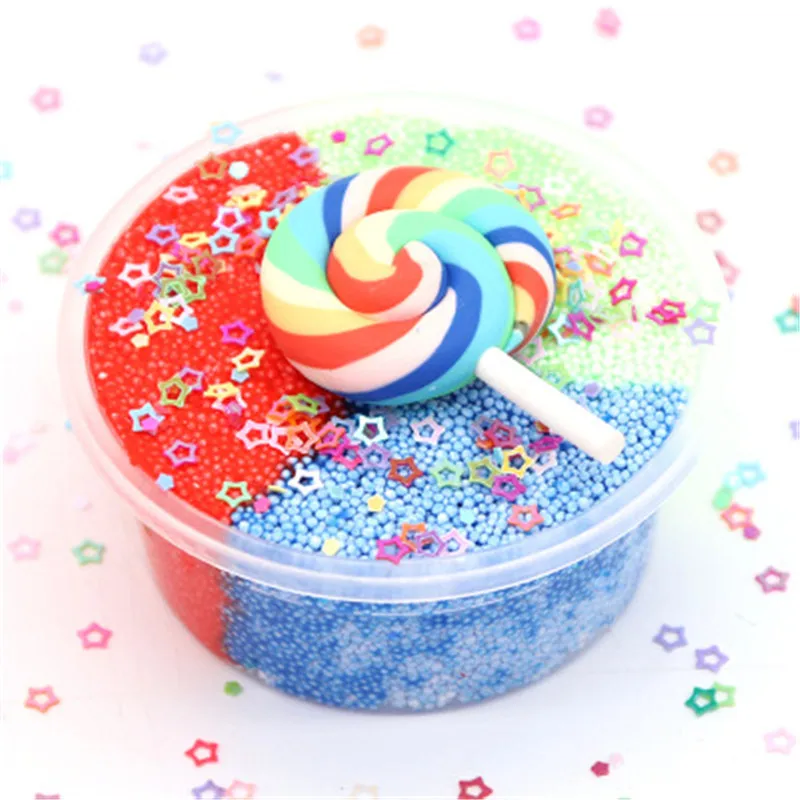 3D пушистый Floam Slime игрушки Ароматические снятие стресса без Borax Новое поступление
