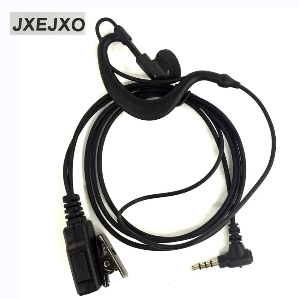 JXEJXO новый черный 1 PIN PTT MIC Earhook гарнитура для YAESU Radio VX 2R/3R/5R/160 футов TSP|ptt mic|1 pinptt pin |