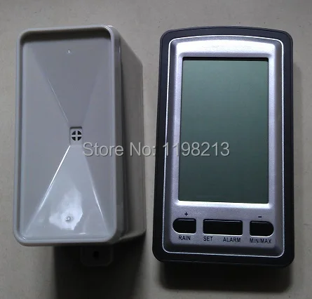 Беспроводной измеритель дождя с термометром Метеостанция для дома/улицы
