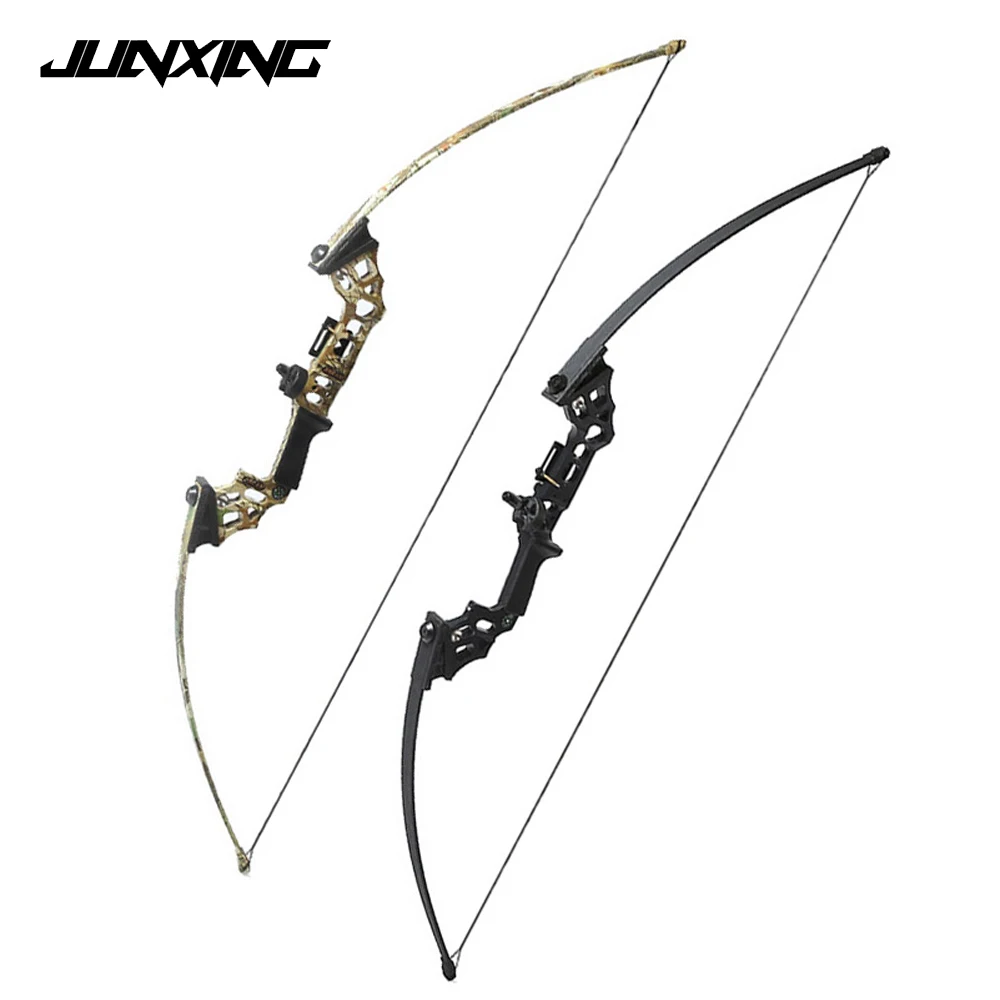 

40 Lbs Straight Pull Bow Black/Camouflage Right Handed Archery Bow with a Compass for Outdoor Hunting Shooting