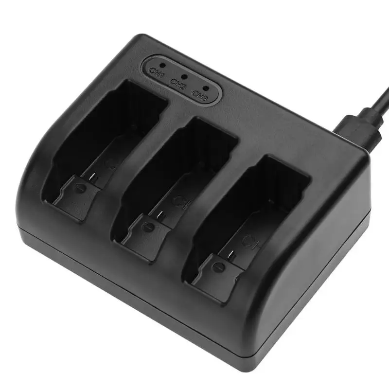 3 в 1 USB Смарт зарядное устройство адаптер со светодиодным индикатором для Gopro 5/6