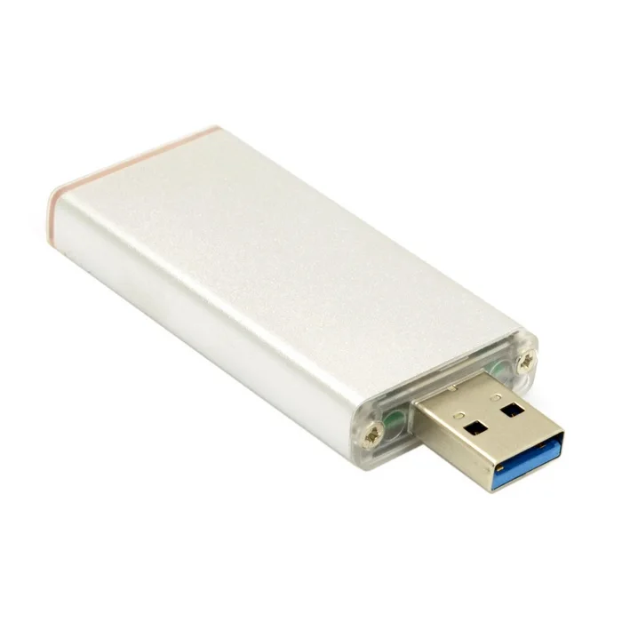 10 шт./42 мм NGFF M2 SSD на USB 3 0 внешний PCBA адаптер карта флэш-диск тип с черным чехлом