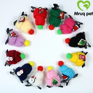 10 шт., Рождественская заколки для собак, заколки для волос в форме кошки, милые колпачки для собак, аксессуары для волос, товары для груминга собак