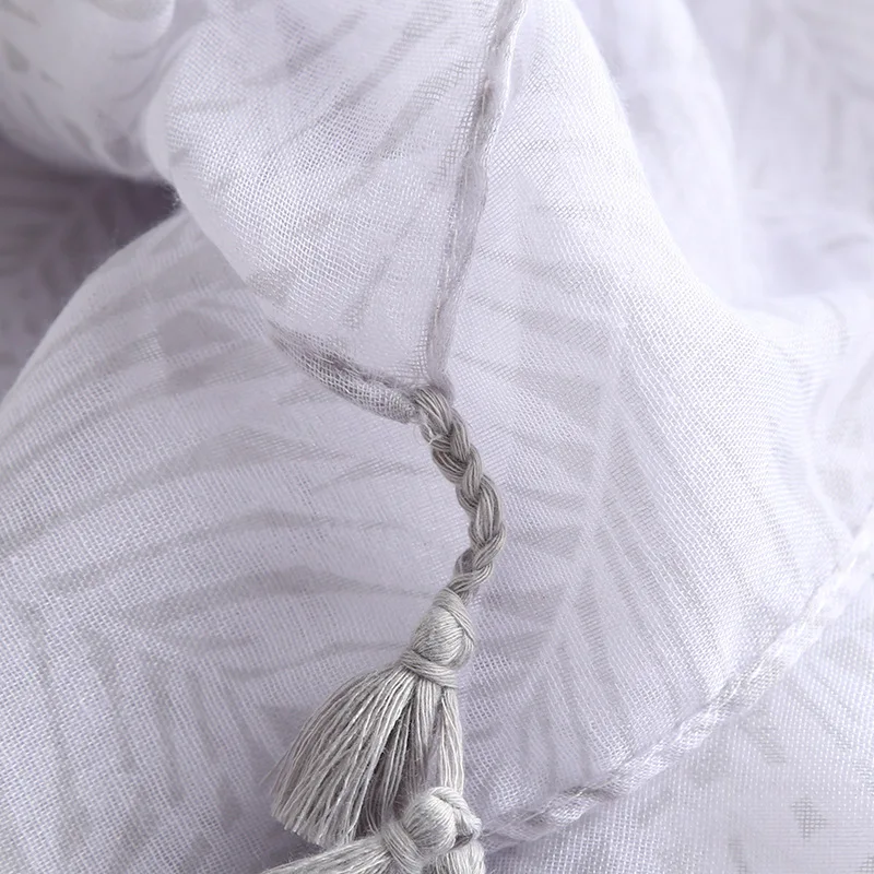 Новинка весны худые женщины белый железное дерево цветок хлопчатобумажной пряжи