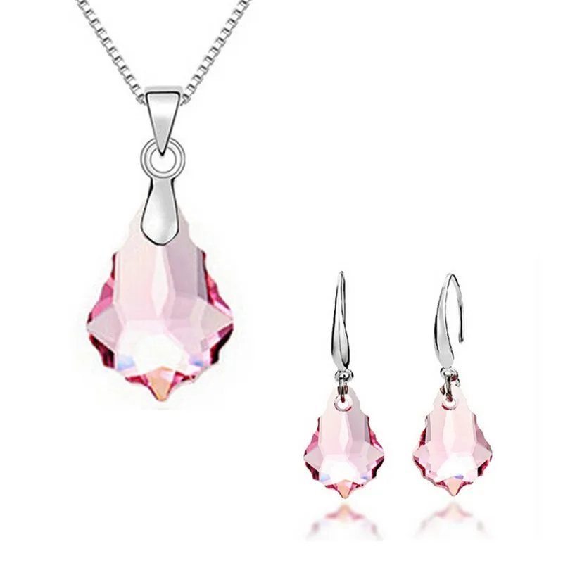 Комплект ювелирных изделий из серебра с африканскими кристаллами нигерийский