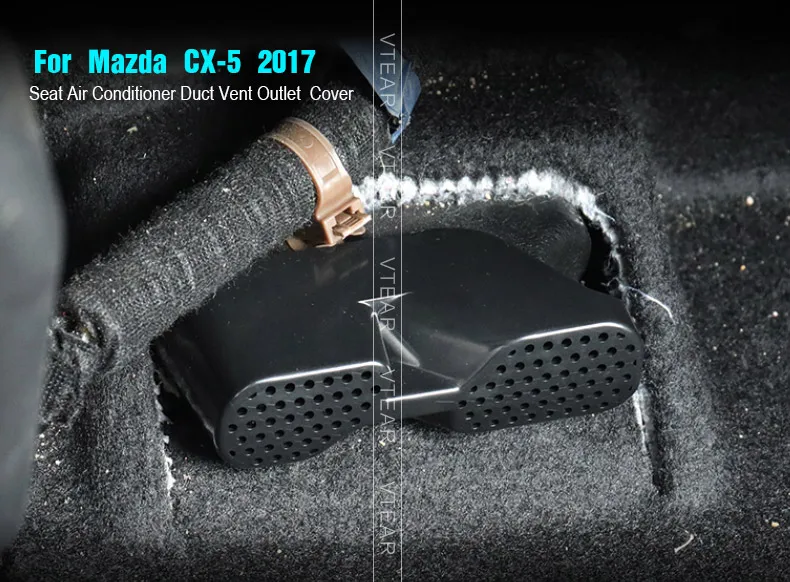 Vtear для Mazda CX-5 CX5 аксессуары для салона автомобиля пол Кондиционер вентиляционное отверстие на выходе защитный чехол для автомобиля Стайлинг